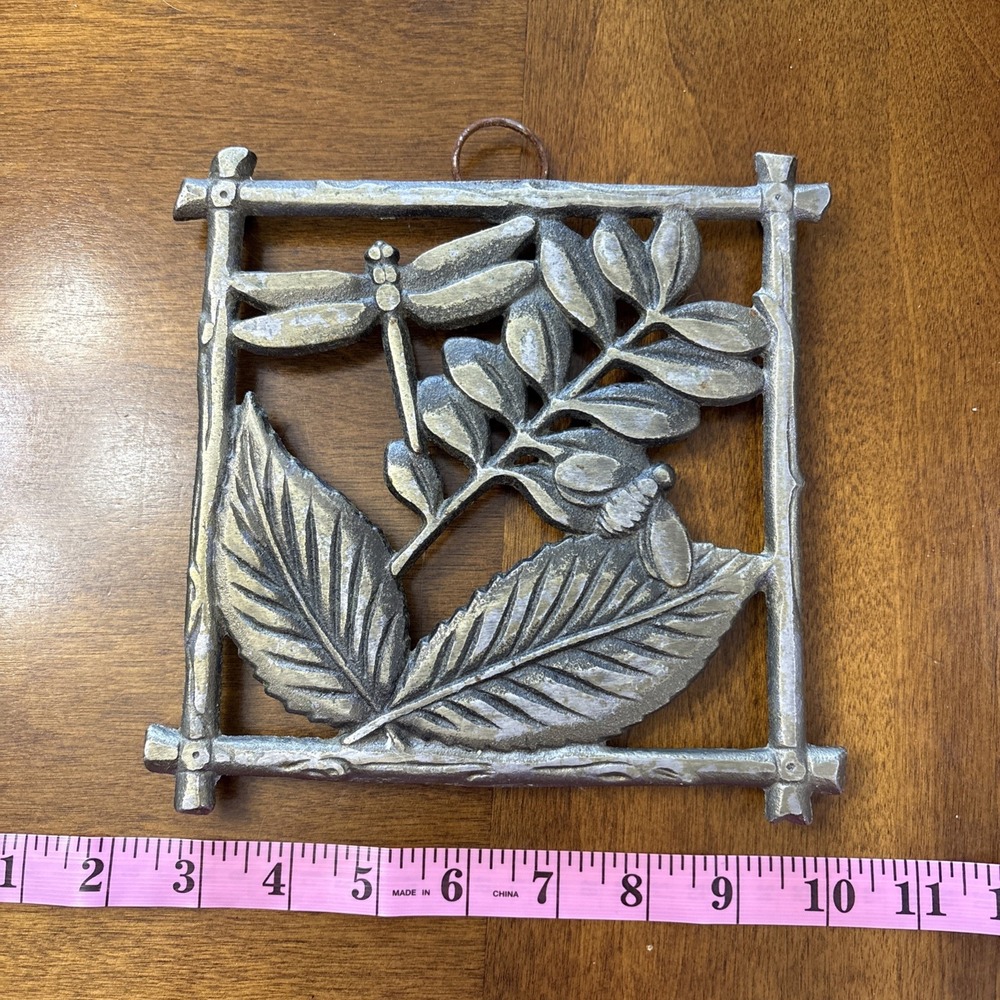 Vintage Copper, Dragonfly Trivet  or Teapot stand